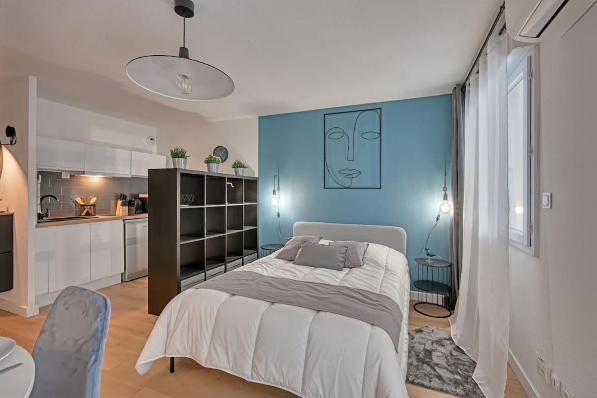 063 - Studio Didion, Centre Gare St Roch, Clim, Balcon,4Pers Монпелье Экстерьер фото